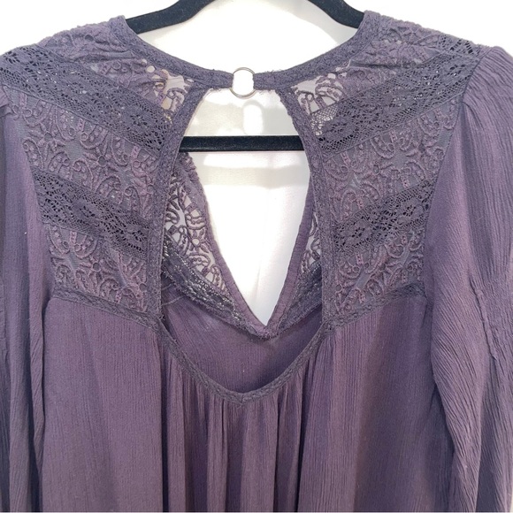 Free People One Night Bohemian Mini Dress Tunic Women's Sz Small - Picture 4 of 9